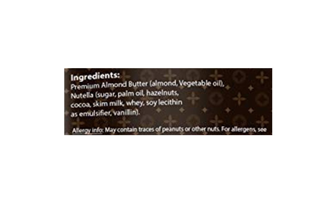Delicieux All Natural Almond Butter, Nutella   Glass Jar  200 grams